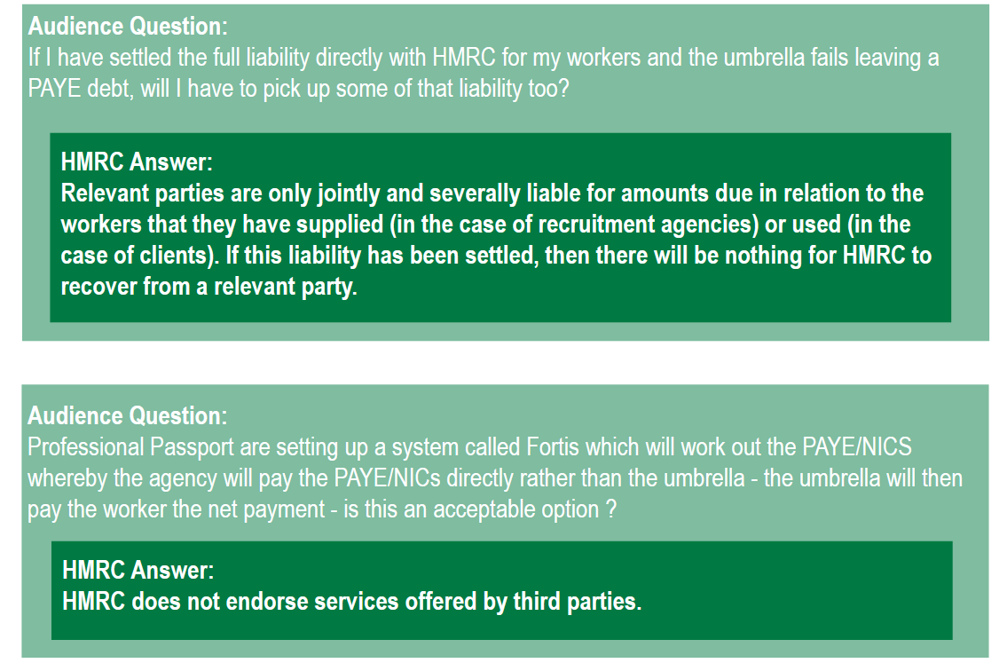HMRC Q&A