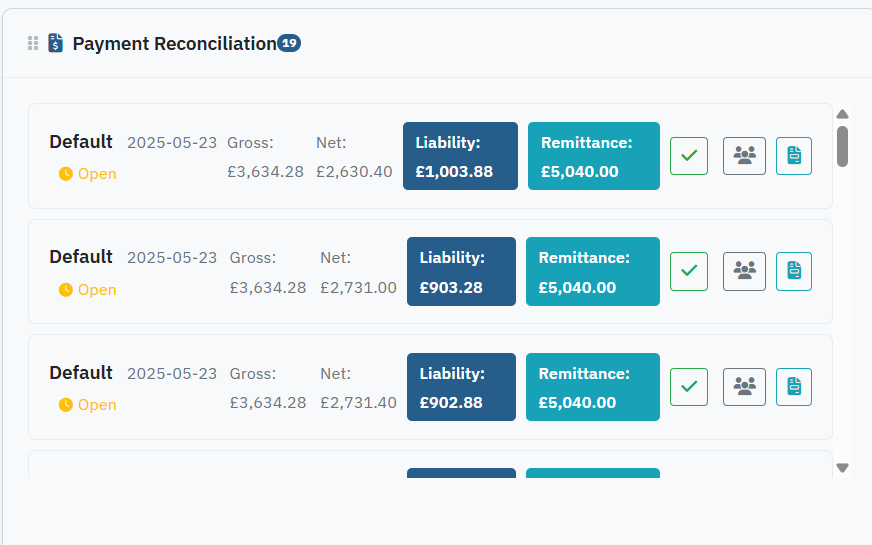 Liability Screen